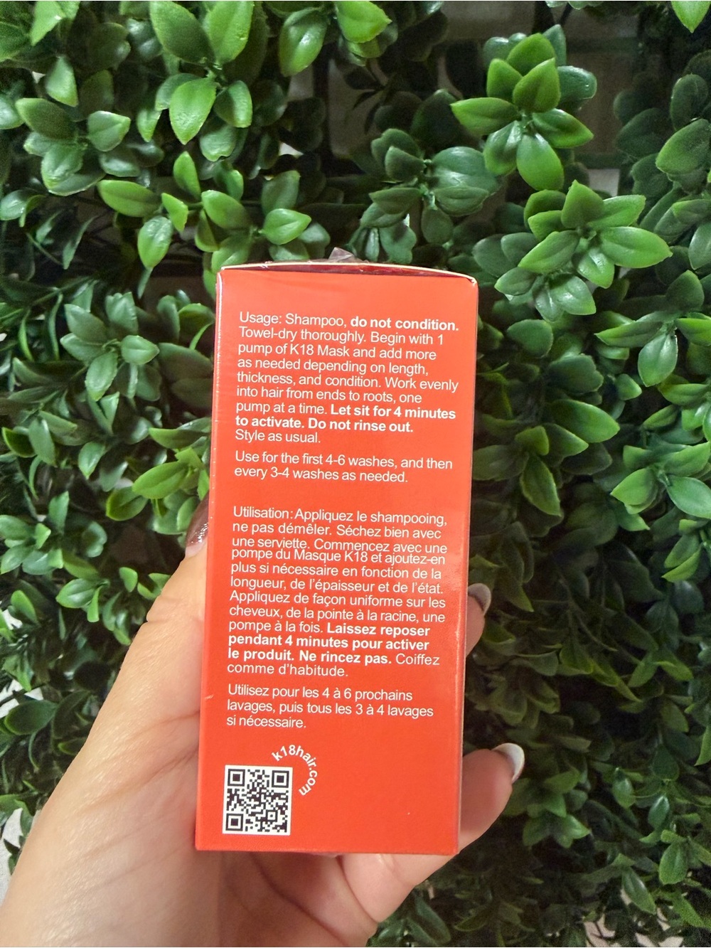 K18 Leave-In Molecular Repair Hair Mask — White - Picture 2 of 4